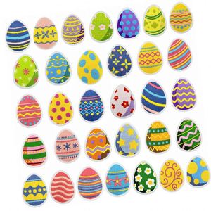 New Iron on Embroidery Cute <b>Easter</b> Egg Patch for Clothes <b>Bag</b> Decoration - Product Image 1
