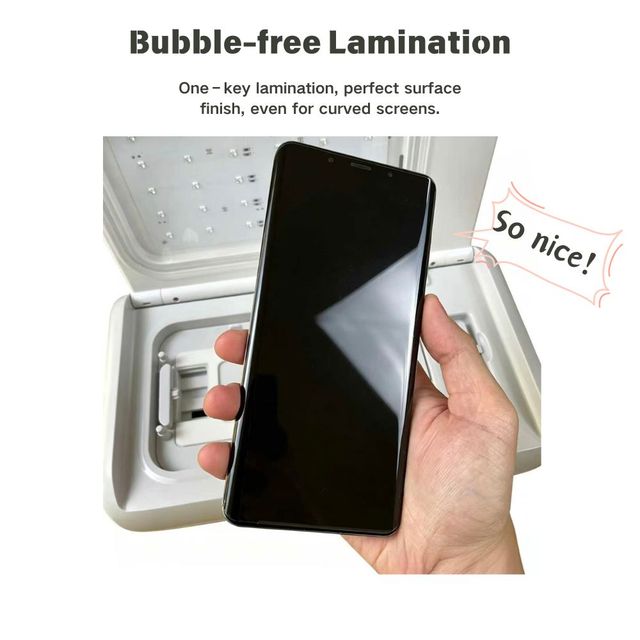 Factory Direct Automatic Portable DAQIN DQUV003 Pro Screen Protector Vacuum UV Curing Laminating Machine for Mobile Phones