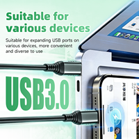 Câble USB Type-C mâle vers USB 3.0 OTG femelle, vente directe du fabricant WISTAR, OEM ODM personnalisé