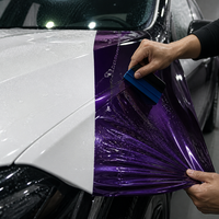 Film de protection automobile (PPF) TPU violet super résistant, auto-réparant, anti-rayures, anti-jaunissement, hydrophobe et résistant aux UV pour modification automobile