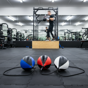 Ballon <span class=keywords><strong>de</strong></span> <span class=keywords><strong>vitesse</strong></span> <span class=keywords><strong>de</strong></span> boxe en PU avec corde élastique, réglable en hauteur, durable, universel, pour entraînement <span class=keywords><strong>de</strong></span> boxe et <span class=keywords><strong>de</strong></span> réflexes - Product Image 2