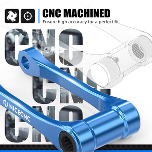 NICECNC Anodización Motocicleta 1 ''Enlace de descenso para Husqvarna FE 250 350 <span class=keywords><strong>450</strong></span> 501s <span class=keywords><strong>TE</strong></span> 150 FX 350 <span class=keywords><strong>TE</strong></span> 300 2025 Aluminio - Product Image 2