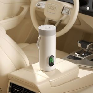 Customized New Design Rechargeable Electric Kettle <b>USB</b> 304 Stainless Steel Bottle Heater Smart Home Appliance for Car Hotel Use - Product Image 6