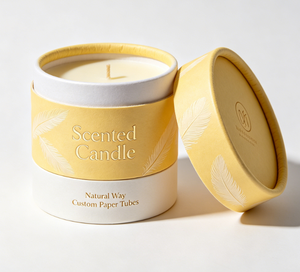 Custom Eco Friendly Kraft Paper Tube Cylinder Packaging for Scented Candles and Aromatherapy - Product Image 4