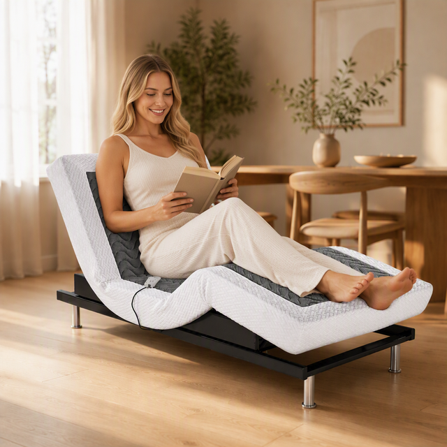 Factory Wholesale Modern Metal Double Base King Size Adjustable Backrest Upholstered Bed Mattress Easy Assembly 250-400KG Weight