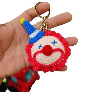 Bán Buôn Handmade Vui Màu Crochet Joker Keychain Của Phụ Nữ Hợp Thời Trang Đan Phim Hoạt Hình Túi Xách Quyến Rũ Sang Trọng Móc Khóa Đồ Chơi - Product Image 6
