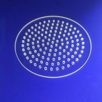 Plaque de quartz percée usinée avec précision JGS1 JGS2 pour l'électronique semi-conductrice
