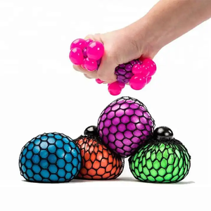 2023 tongjia bán buôn tự làm lưới Squishy Bóng (56.6g) Giải Nén Căng thẳng Squishy lưới bóng cho trẻ em - Product Image 4