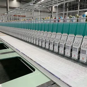 Machine à broder les dentelles à grande vitesse Shenshilei Machine à broder multi-têtes informatisée