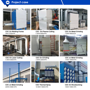 YorkTech 可靠的不锈钢除尘器，带自动脉冲清洁功能，0.75-22kW，适用于化工车间 - Product Image 6