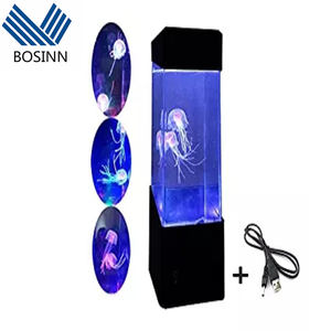 Mini Kwallen Lampen Decoratie Kantoor Teller Desktop Geanimeerde Kwallen Vis <span class=keywords><strong>Aquarium</strong></span> Tank Led Nachtverlichting - Product Image 2