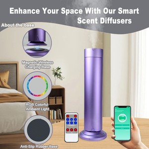 Phổ biến không khí mùi hương hộ gia đình điện thoại không dây sạc Waterless hương thơm Máy phun sương khuếch tán - Product Image 5