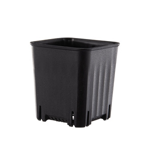 5cm 1.96インチカラフルプラスチック小型耐久性のある正方形高い苗床ポット多肉植物サボテン用 - Product Image 5