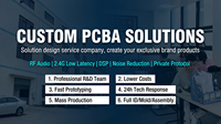 Desarrollo de Soluciones de PCBA de Audio RF, Servicio Integral, Personalización, Desarrollo de Módulos, Ensamblaje de Productos Terminados, Equipo Profesional