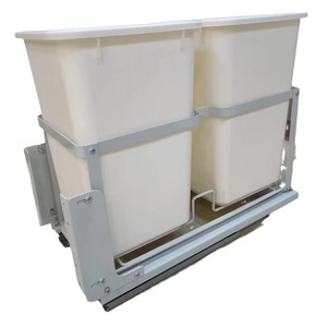 High Capacity Large Body Hidden Damping Rail Eco-Friendly <b>Plastic</b> <b>Kitchen</b> Trash Can for Bedroom Hotel Use Cabinet Classified - Product Image 1