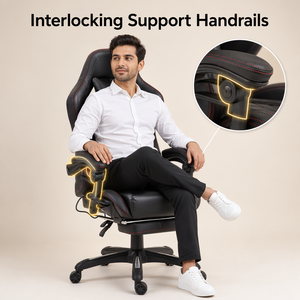 Chaise de jeu ergonomique avec haut-parleurs Bluetooth et massage à 7 points, chaise d'ordinateur réglable Silla <span class=keywords><strong>Gamer</strong></span> <span class=keywords><strong>pour</strong></span> la maison et le bureau - Product Image 3