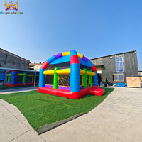 Grande structure gonflable commerciale et château gonflable pour enfants, utilisation intérieure/extérieure, taille et couleur personnalisables, installation facile