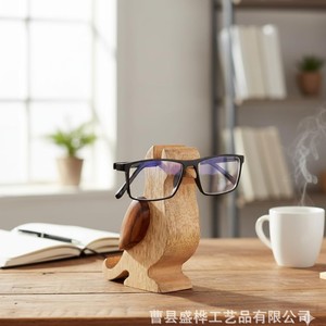 Wooden <b>Bird</b> Shape Desk <b>Stand</b> For Glasses And Phone Storage Creative Office Organizer - Product Image 3