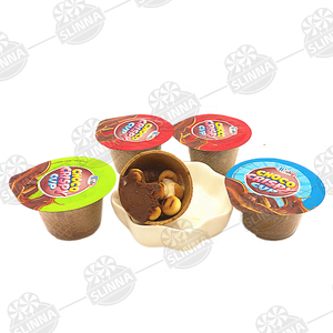 Hot Selling Halal Choco Crispy Cup <strong>Mini</strong> Chocolate Jam Biscuits Fruity Nut Candy Sweet Crisps <strong>Jar</strong>/Packaging Slinna Brand - Product Image 3