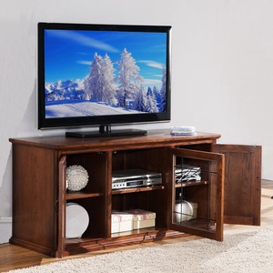 Mueble de TV de Diseño Contemporáneo con Puertas de Madera en Ambos Lados - Product Image 3
