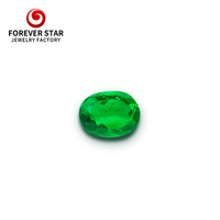Vente en gros de pierres vertes naturelles de haute qualité, taillées en ovale, fluorite brute, certifiées par un tiers, bijoux Forever Star
