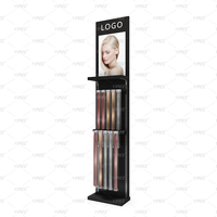 Fabrik verkaufen Metall benutzer definierte gemischte Farben Multi Floor Stand Rack Haar verlängerungen Vitrine für Salon