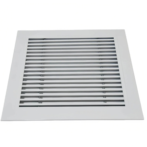 Rejilla de Ventilación Cuadrada de Aluminio con Rejillas Ajustables y Filtro de Malla Opcional para Retorno de Aire HVAC - Product Image 1