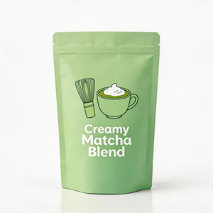 Sachets personnalisés imprimés en gros, directement de l'usine, pour l'emballage de poudre de matcha - Product Image 3