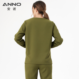 Uniforme médico UltraSoft Serenity Scrubwear Recién llegado Manga larga Usable en otoño e invierno - Product Image 5