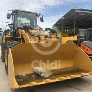 Chargeur sur pneus CAT 950H d'occasion de haute qualité avec moteur CAT Charge nominale de 9 tonnes Faible durée Utilisation de la construction Vente de cour de Shanghai - Product Image 5