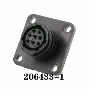 Amp Te 206434-1 206433-1 8 vị trí/pin tròn nối Vỏ ổ cắm cắm dây để bảng điều khiển cho smema tín hiệu kết nối điện - Product Image 3