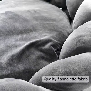 Nuevo diseño DIY hecho a mano de alta calidad sofá perrera engrosada Circular extraíble acogedora esponja redonda mascota perro cama gatos nido - Product Image 3