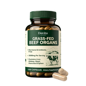 Cápsulas de Órganos de Res Deshidratados de Pastoreo de Nueva Zelanda, Alimentados con Pasto, Certificados GMP, para Adultos, Venta al Por Mayor OEM - Product Image 3