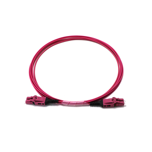 Cordon de brassage <span class=keywords><strong>fibre</strong></span> <span class=keywords><strong>optique</strong></span> LC Uniboot 50/125 OM4 Duplex 3M 4M <span class=keywords><strong>5M</strong></span>, Câble de brassage <span class=keywords><strong>fibre</strong></span> <span class=keywords><strong>optique</strong></span> haute vitesse 40G/100G, Câble réseau 100G - Product Image 1