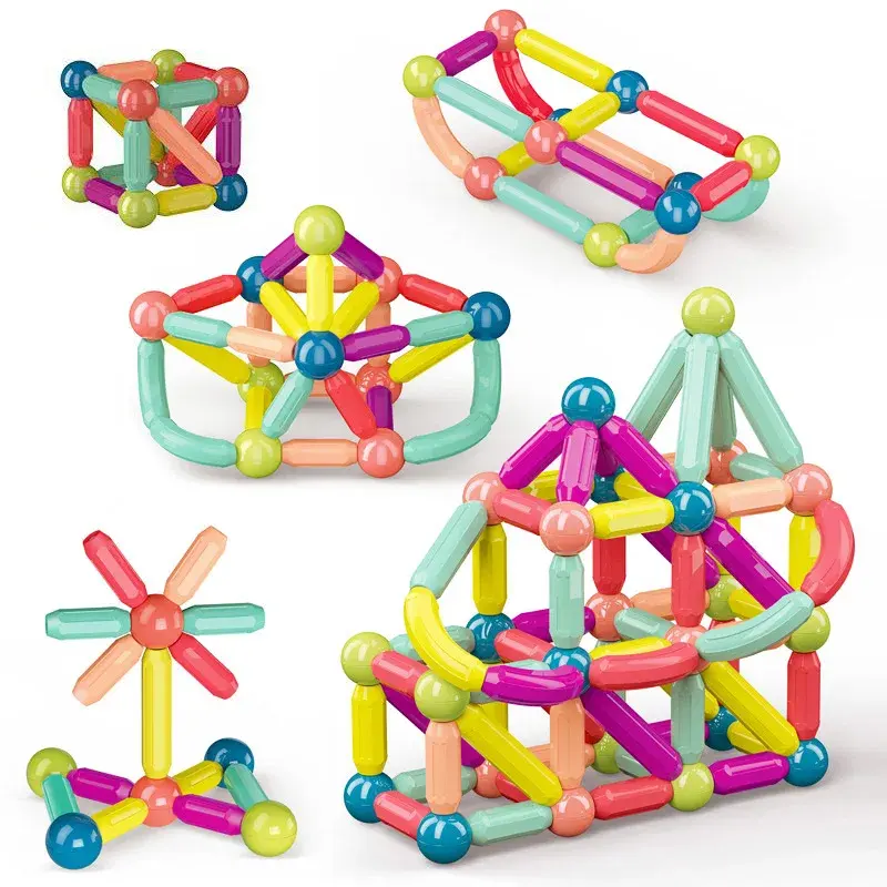 Di grandi dimensioni bastone magnetico blocchi di magnete modello di costruzione giocattoli da costruzione educativi da te giocattoli magnetici per bambini regalo