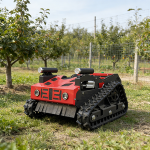 Free Shipping CE EPA Industrial Grade 4-Stroke Engine Grass Cutting Machine Agriculture Rubber <b>Mower</b> <b>Tracks</b> <b>Remote</b> - Product Image 1