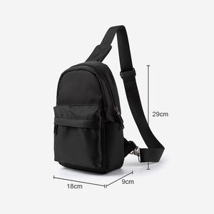 Bolso Bandolera Casual para Hombre, Riñonera Cruzada para Estudiantes Universitarios, Ideal para Deportes al Aire Libre, Viajes y Uso Diario - Product Image 3