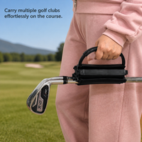 Sac de golf personnalisé OEM avec 6 compartiments, design radial, porte-clubs portable, support léger pour entraînement, poignée ergonomique en D, fixation rapide