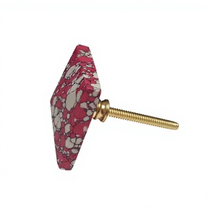 Antique Brass Floral <b>Cabinet</b> Knob Decorative Drawer Pull Handle <b>Vintage</b> Furniture Knob for <b>Cabinet</b> Wardrobe RESIN CRAFTS KNOBS - Product Image 1
