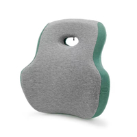 Coussin de soutien lombaire ergonomique réglable en mousse à mémoire de forme pour chaise de bureau et siège de voiture, respirant