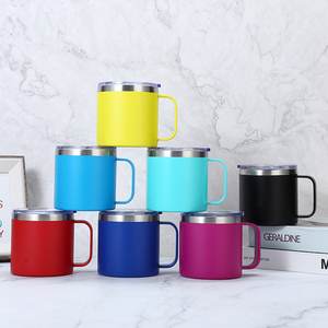 Vaso Térmico <span class=keywords><strong>de</strong></span> Acero Inoxidable con Aislamiento al Vacío <span class=keywords><strong>de</strong></span> Doble Pared, con Recubrimiento en Polvo, Personalizado con Logotipo, <span class=keywords><strong>de</strong></span> 12oz, 14oz, 16oz, para Café, Camping, con Tapa - Product Image 6