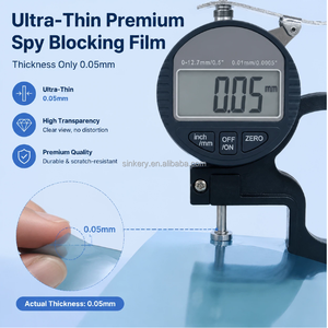 Film de protection laser auto-adhésif personnalisé, film <span class=keywords><strong>anti</strong></span>-infrarouge, <span class=keywords><strong>anti</strong></span>-radiation, film de confidentialité sécurisé pour bureau, film pour fenêtre de pièce sécurisée - Product Image 2