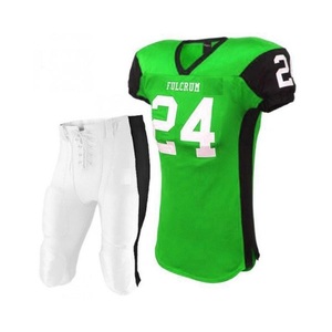 Conjunto de Camiseta de Fútbol Verde Dorado Número 24 Sin Mangas Cuello en V Malla de Poliéster Ajuste Atlético Adulto - Product Image 3