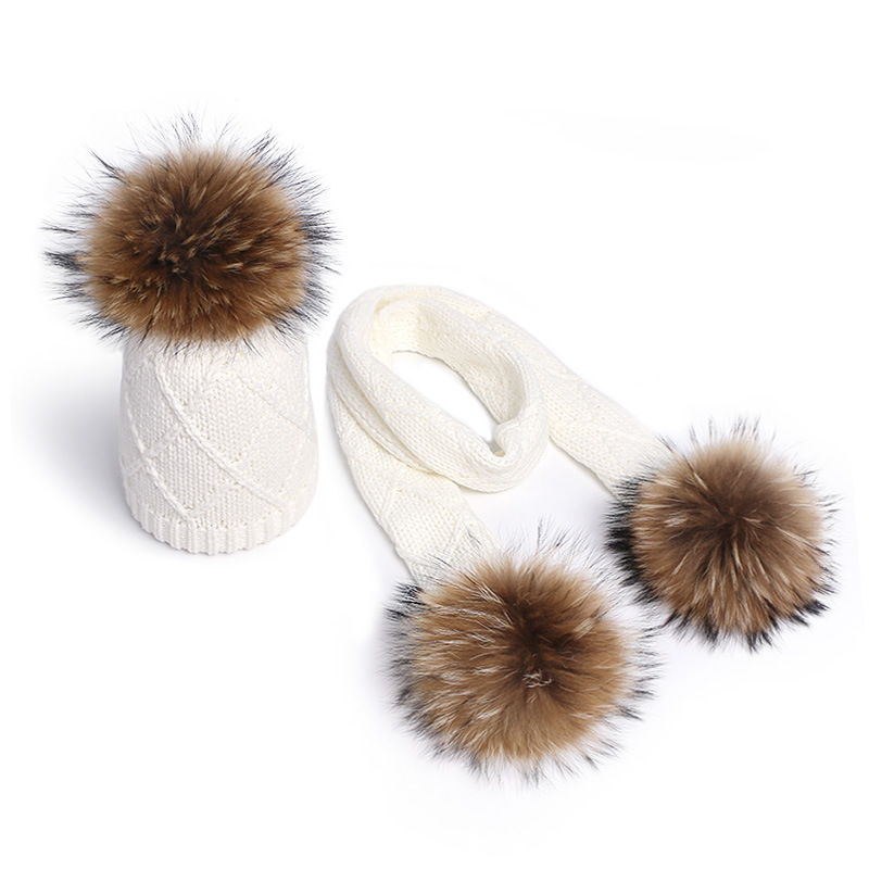 Высококачественная Вязаная Шапка-бини и шарф в клетку с логотипом на заказ