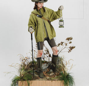 <span class=keywords><strong>Anorak</strong></span> con cremallera para <span class=keywords><strong>hombre</strong></span>, rompevientos de Safari, parches bordados de doble capa para exteriores, chaquetas de senderismo, abrigos, fabricante de ropa - Product Image 4