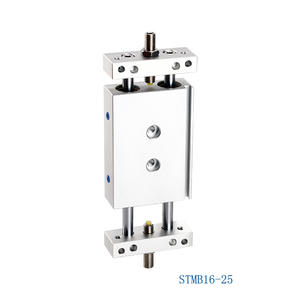 Cilindro Neumático de Doble Eje y Doble Acción STMB, Mesa Deslizante Neumática, 10/16/20/25X50X75X100, Doble Salida - Product Image 4