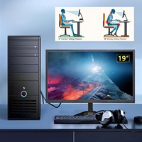 Cheapest Lcd 19 Inch Monitor Build-in Speakers Computer Desktop Wide Screen 1440x900 Display Monitor for Home Office
