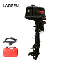 Moteur hors-bord Laogen ODM 2 temps 6cv 5cv essence compatible avec Mercury 5M pour bateaux à planche