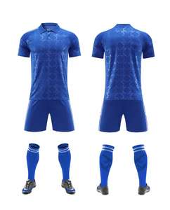 Hot Selling Academy Voetbalshirts 100% Polyester Heren Sublimatie Naam Rood Blauw Wit Zwart Voetbalshirts - Product Image 2