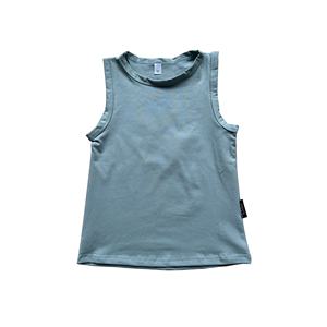 Camicie senza maniche in cotone elasticizzato personalizzato per bambini - Product Image 4